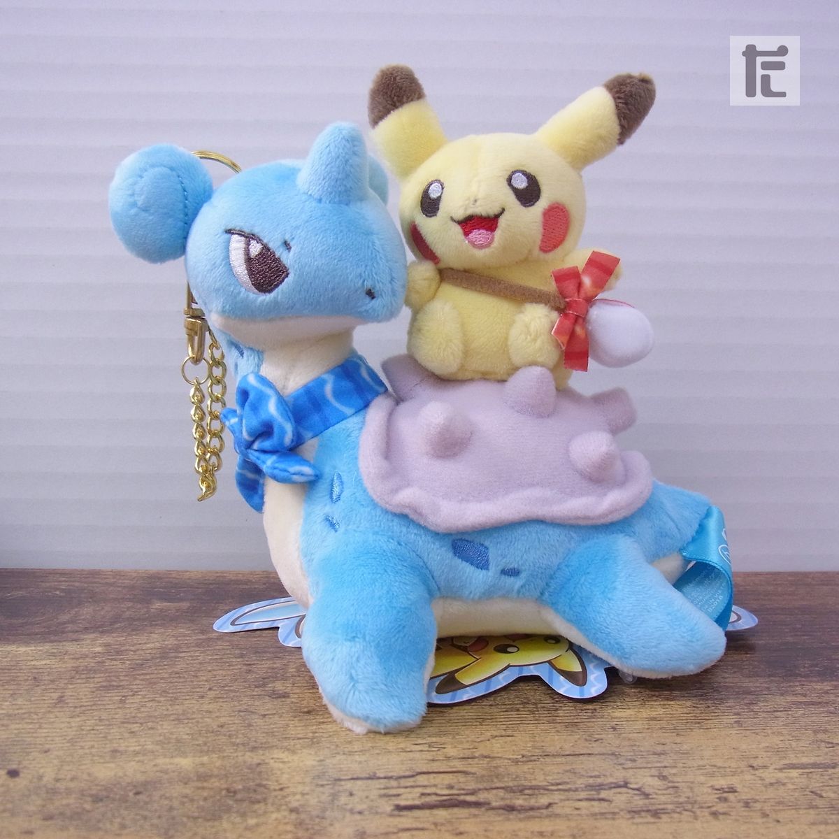 ポケモンセンター ラプラスに乗って マスコット 紙タグ付き / PK00733  