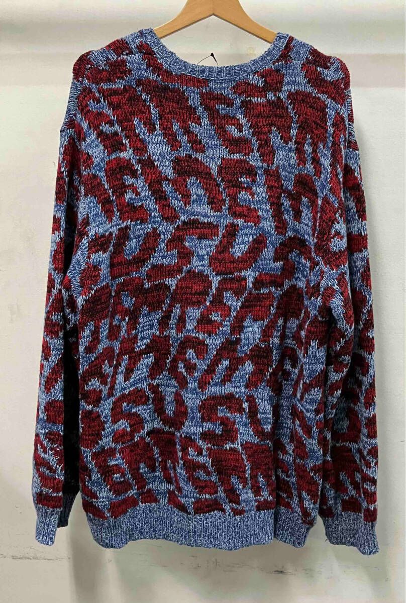 Supreme シュプリーム Stacked Sweater スタックトセーター 総柄 文字