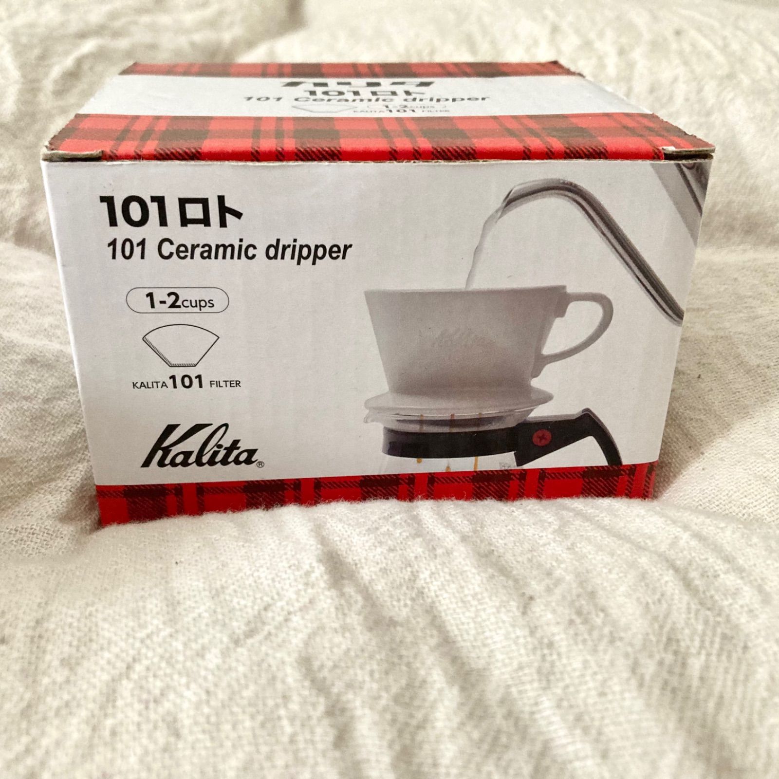 蔵 カリタ Kalita コーヒー ドリッパー 陶器製 1~2人用 ホワイト 101