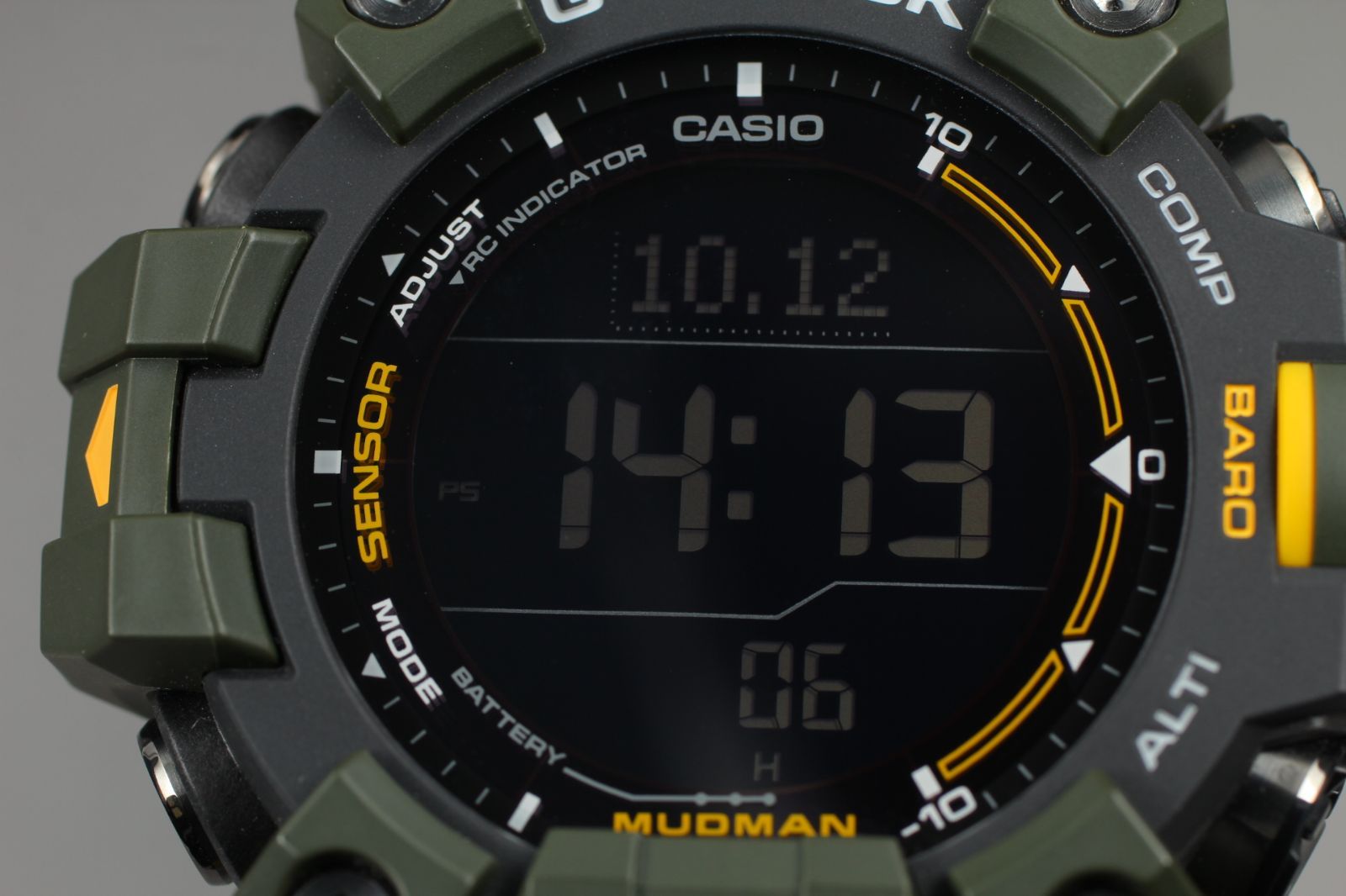 ほぼ新品】CASIO G-SHOCK MUDMAN GW-9500-3JF 箱・説明書付き カシオ Gショック グリーン - メルカリ