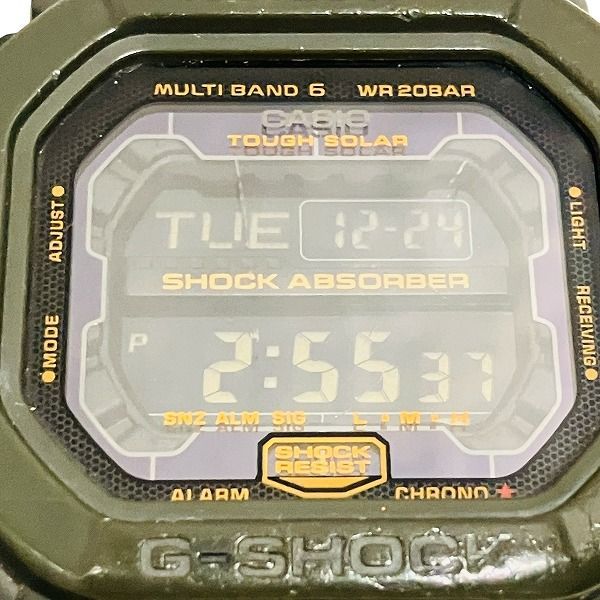 カシオ G-SHOCK GXW-56KG ソーラー アーミーグリーン 時計