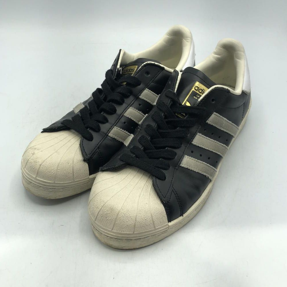 【中古】adidas SUPERSTAR 28cm IE4195 アディダス ブラック[17]