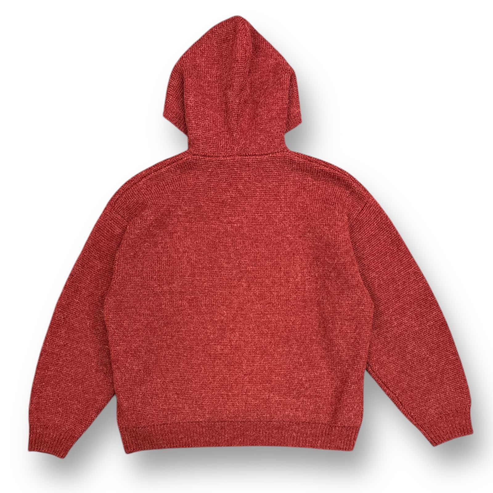定価38500円 Stüssy 24AW FELT PATCH KNIT HOODIE フェルト