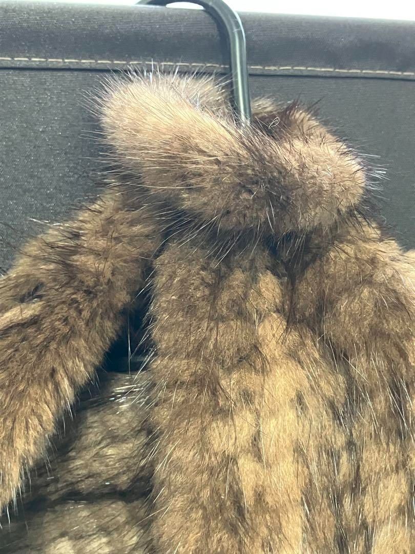 美品［ミンク］リアルファー ストール 新品未使用！タグ付き 高級 ミンクマフラー ストール ショール ファー