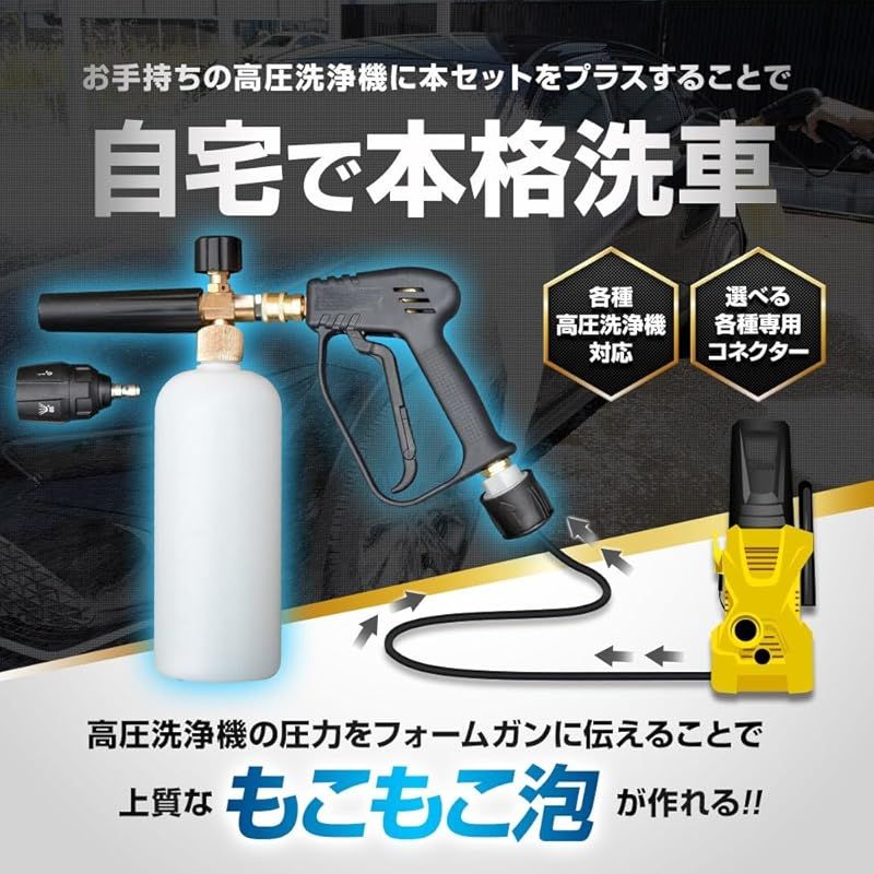洗車フォームガン 基本セット