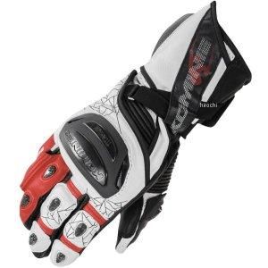5営業日で発送 コミネ Komine GK-235 T RACING GLV WHT RED 2XL
