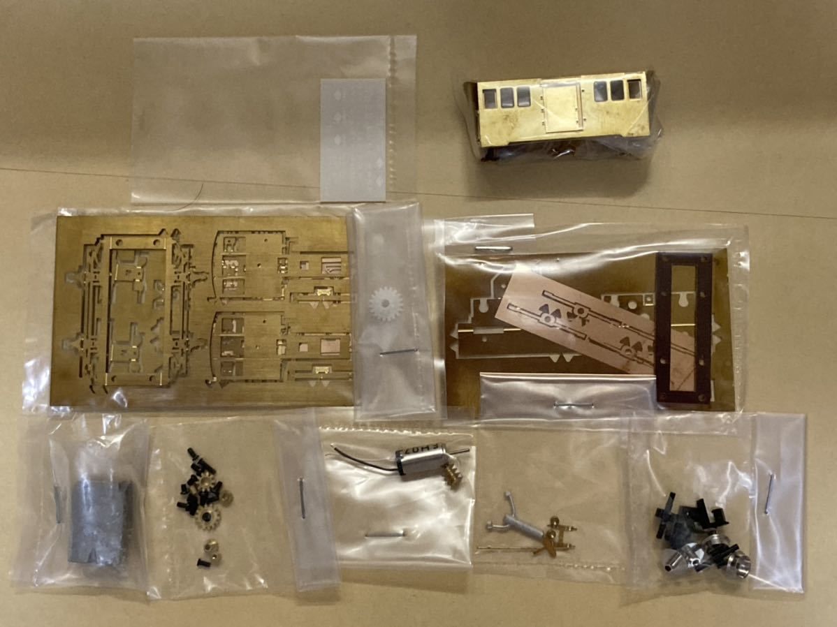 ワールド工芸Nゲージ 京福テキ6&ト68 2両　メーカー塗装完成品　難あり ワールド工芸 Nゲージ 1/150 京福電鉄 テキ6 電気機関車 トータル