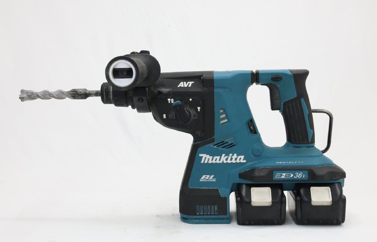 マキタ makita 充電式ハンマドリル HR282D 28mm 36V バッテリー BL1860B×2 充電回数6回 沖縄 離島 配送不可 併 B3B