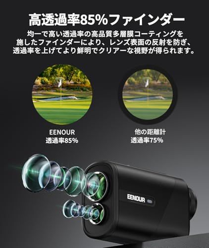 ゴルフレーザー距離計 Ultra-mini 【今平周吾プロ推薦】 EENOUR ゴルフレーザー距離計 Ultra-mini 【今平周吾プロ推薦