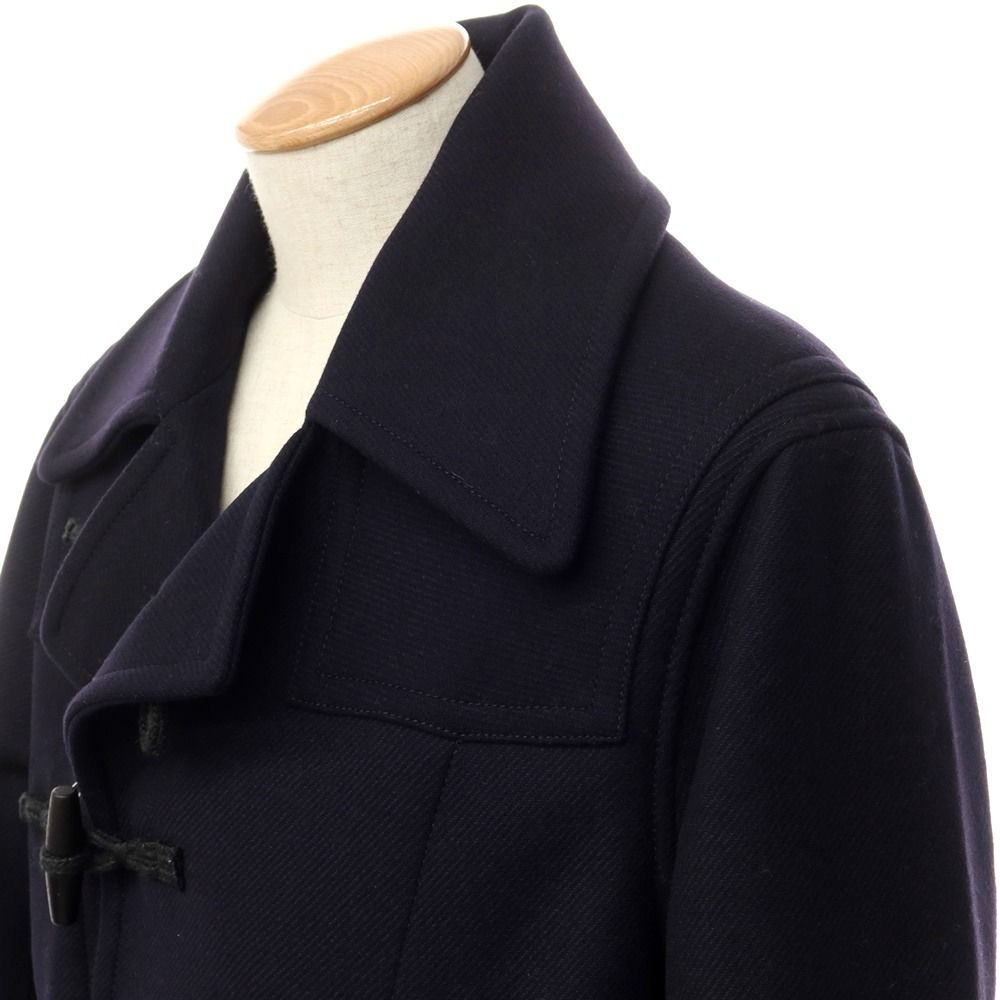 中古】シーラップ Sealup ウールナイロン ダッフルコート ネイビー