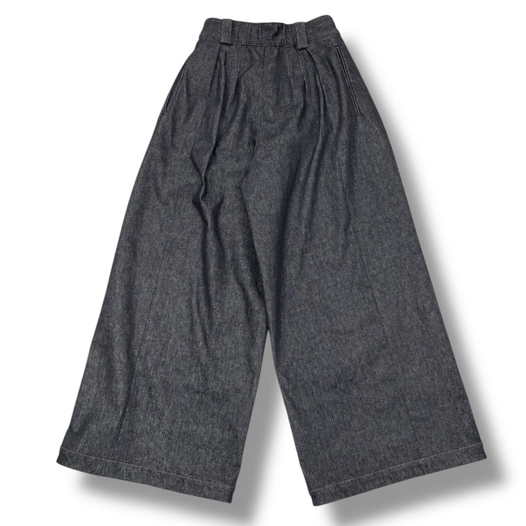 完売品♡新品未使用　lig. リグドット　大人気ワイドデニム　M Lig. リグドット wide denim ワイドデニムパンツ ジーンズ
