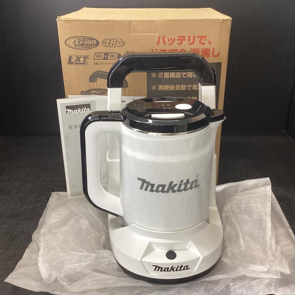Makita 充電式電気ケトル KT360DZW マキタ マキタ｜充電式ケトル KT360DZ/W 本体のみ 容量0.8L