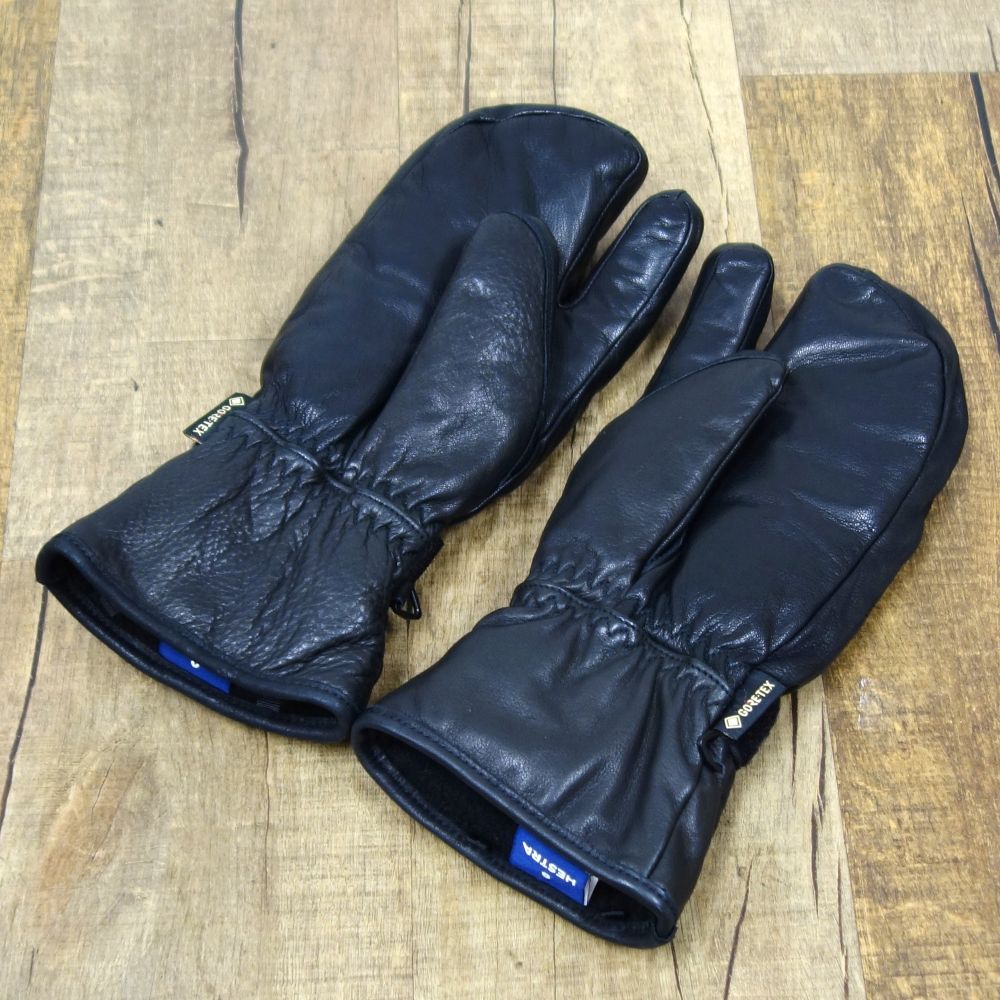HESTRA ３フィンガーレザーグローブ サイズ８ 美品 ヘストラ HESTRA グローブ 3フィンガー サイズ8 レザー