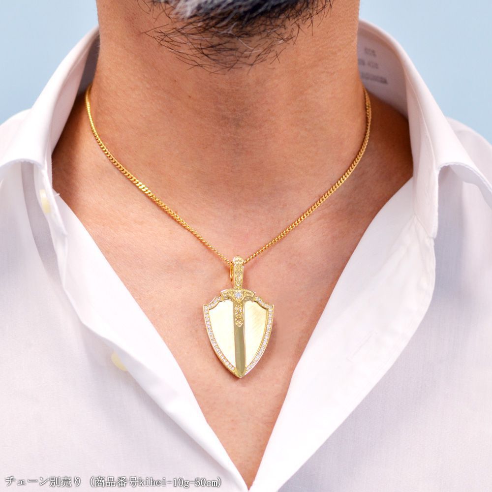 【特価】18金 ペンダントトップ メンズ K18 ダイヤモンド 艶消し ペンダントトップ メンズ 18金 K18 ゴールド ダイヤモンド