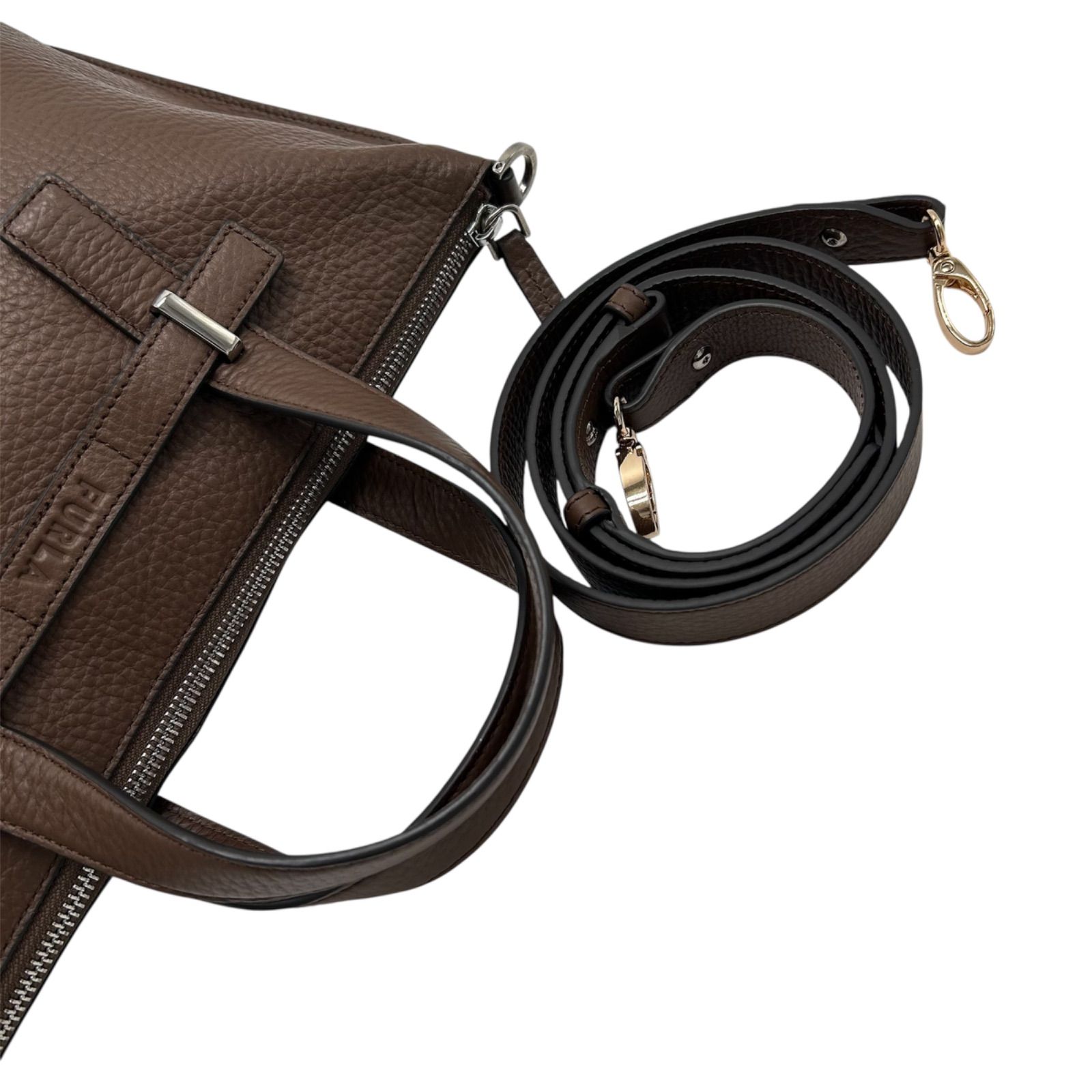 美品 FURLA フルラ ジョーヴェ ハンドバッグ ショルダー 2way トート 