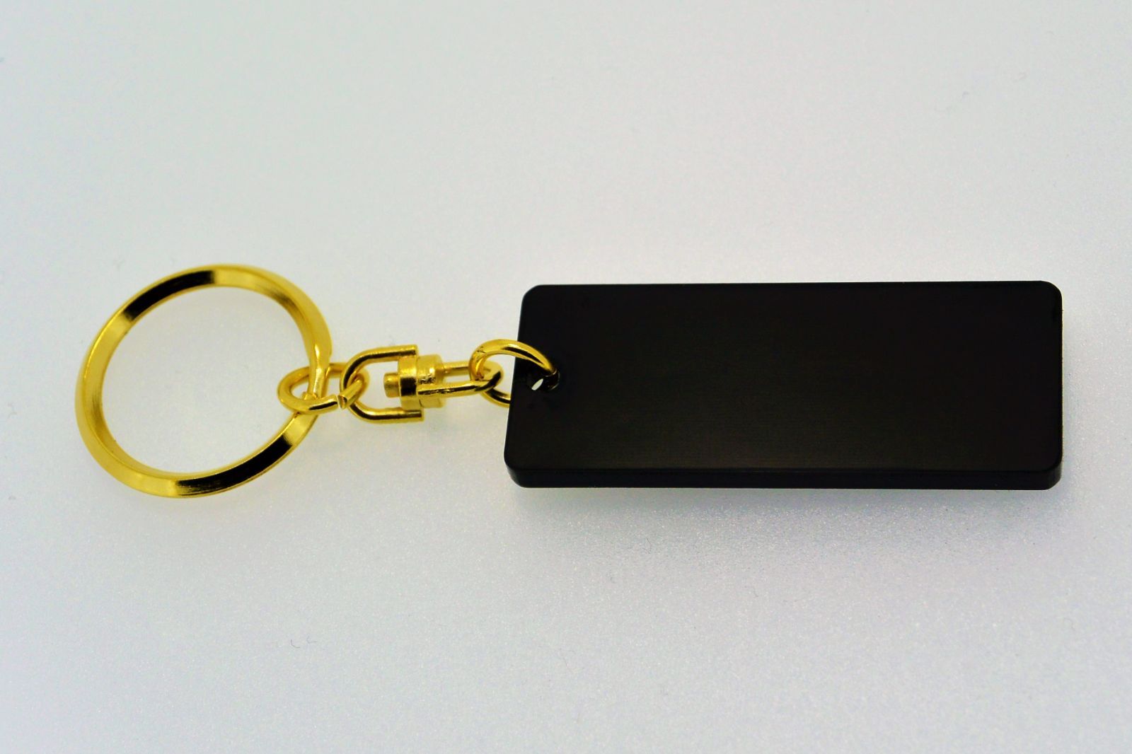 A-773-1 Ninja1000SX 2層アクリル製 金黒 2重リング キーホルダー