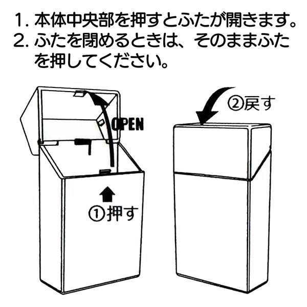 ブラック2個セット】たばこケース シガレット ハードケース
