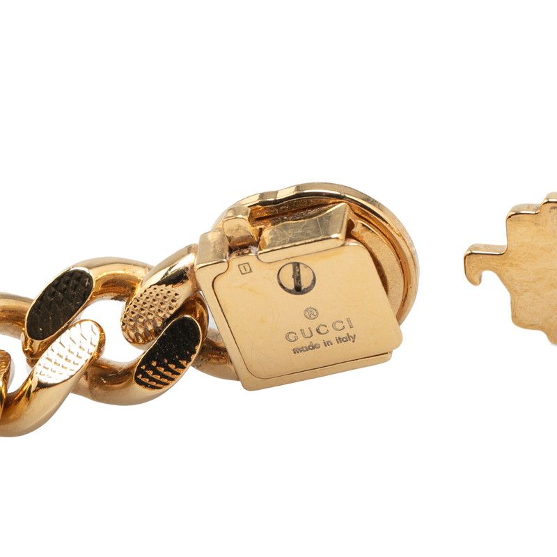 グッチ インターロッキングG ロゴ ネックレス チョーカー 喜平チェーン  