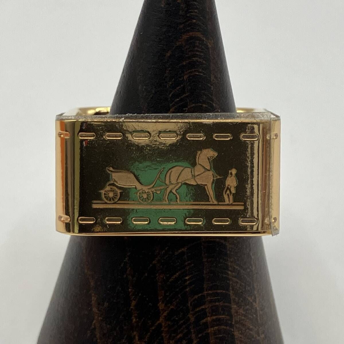 HERMES エルメス ボルデュック スカーフリング 付属品付き