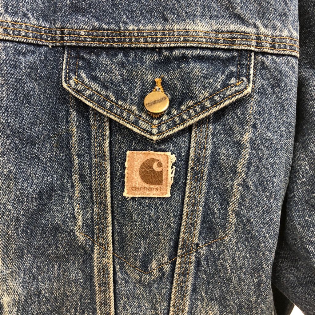 B品】 80年代 USA製 Carhartt カーハート Gジャン デニム