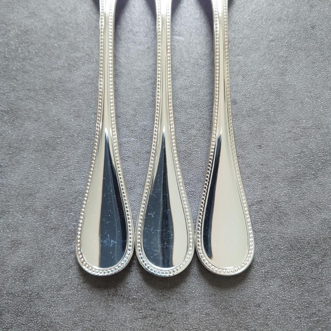 クリストフル パール デザートフォーク 3点