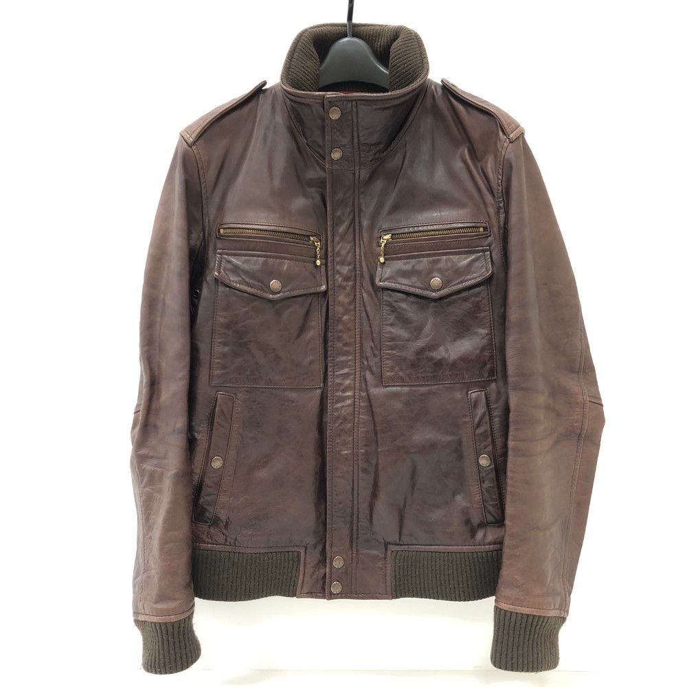 ☆used☆AVIREXアヴィレックス☆本革レザーライダースジャケット
