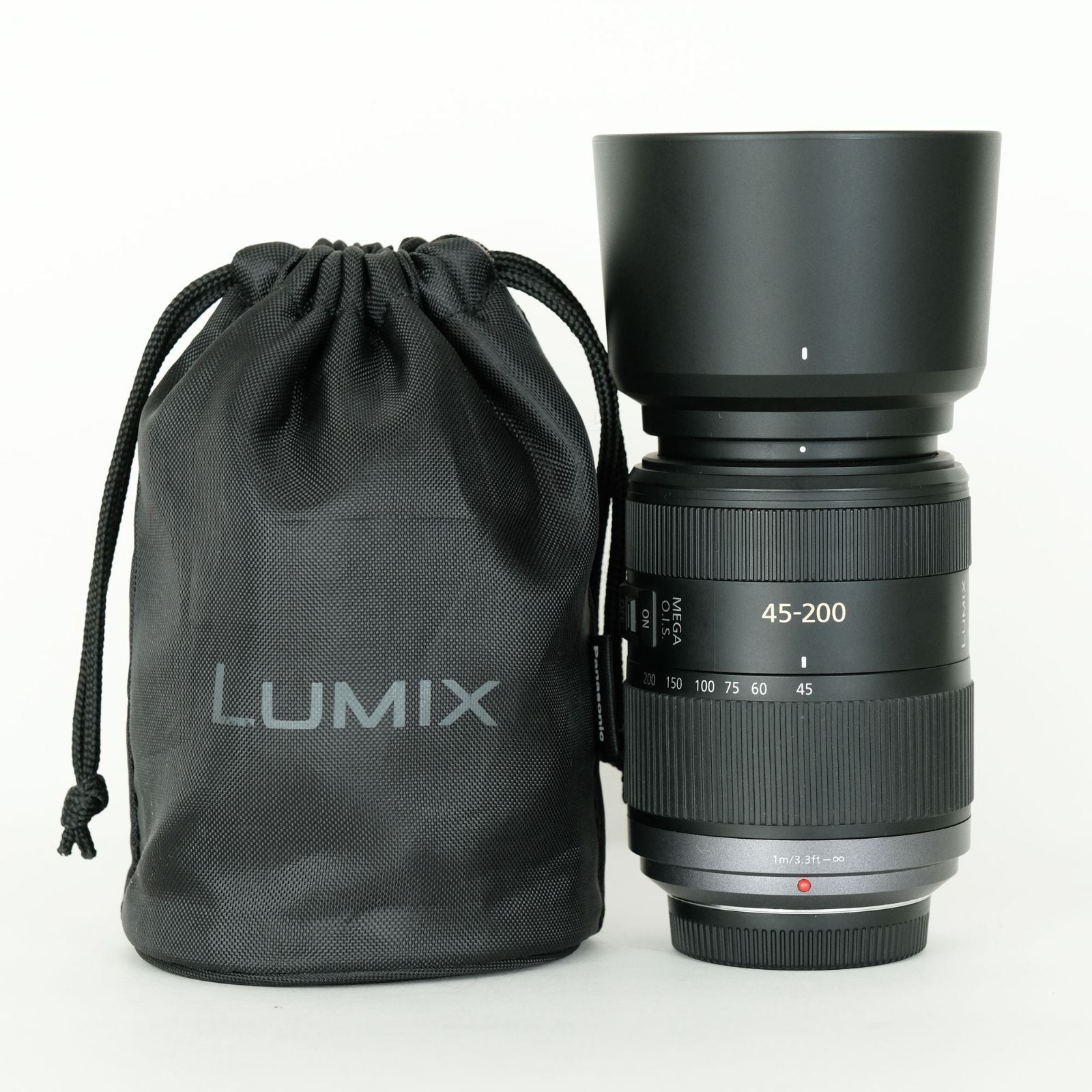 良品] Panasonic LUMIX G VARIO 45-200mm F4.0-F5.6 MEGA O.I.S.
