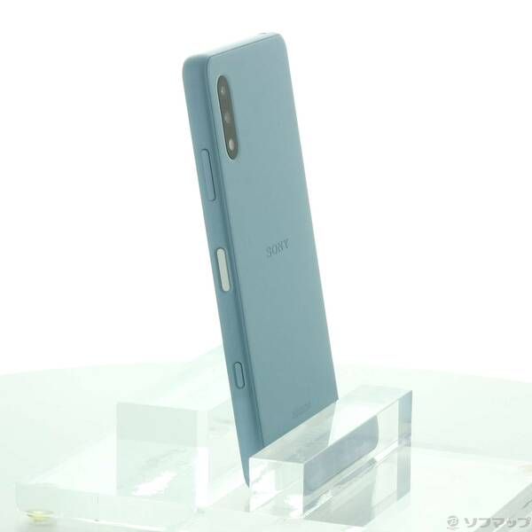 中古品〕 Xperia Ace II 64GB ブルー SO-41B docomoロック解除