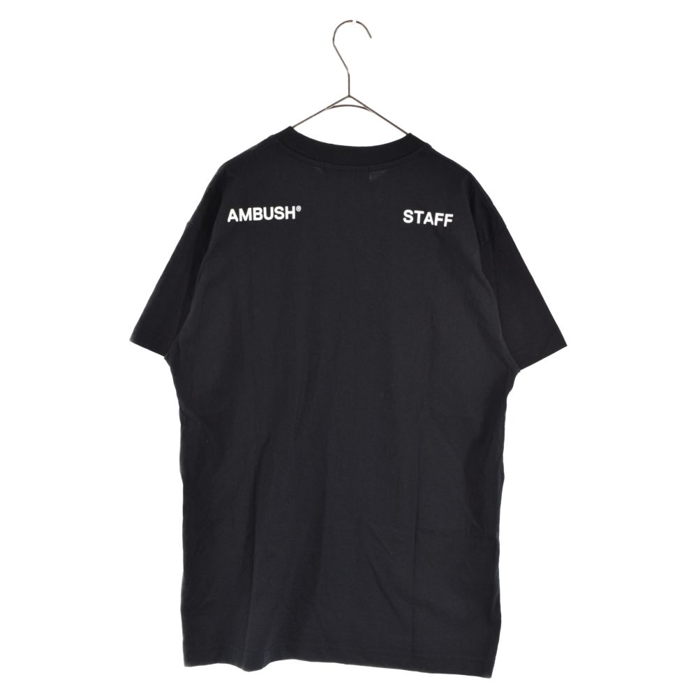 AMBUSH (アンブッシュ) STAFF ロゴプリント コットン半袖Tシャツ