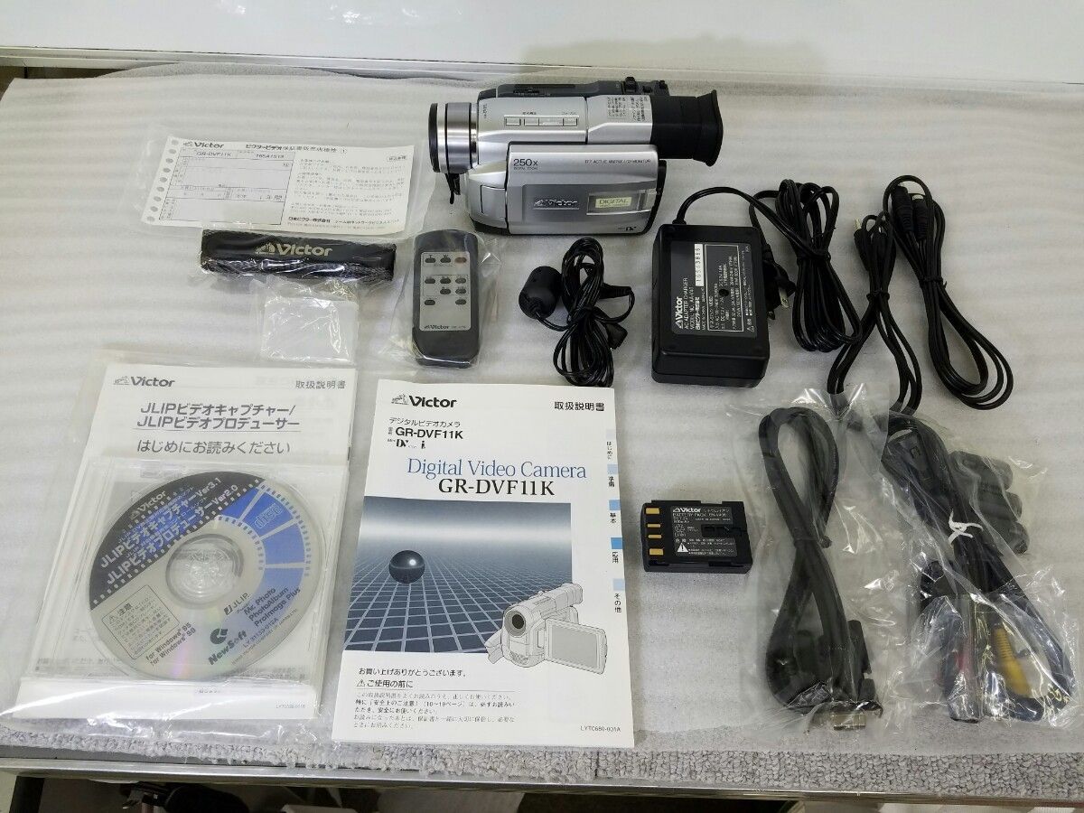 美品】 ビクター デジタルビデオカメラ GR-DVF11K ビデオカメラ - メルカリ