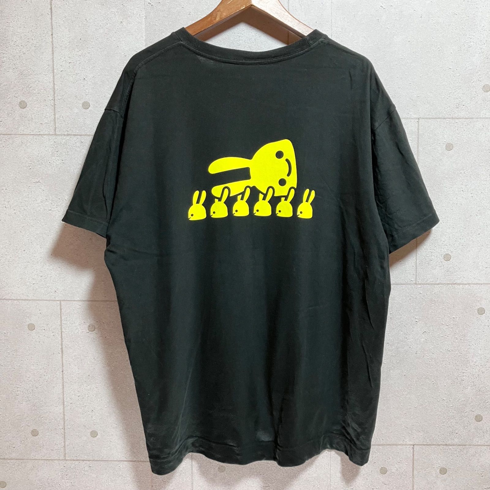 CUNE キューン ウサギ プリント Tシャツ 半袖 トップス XL