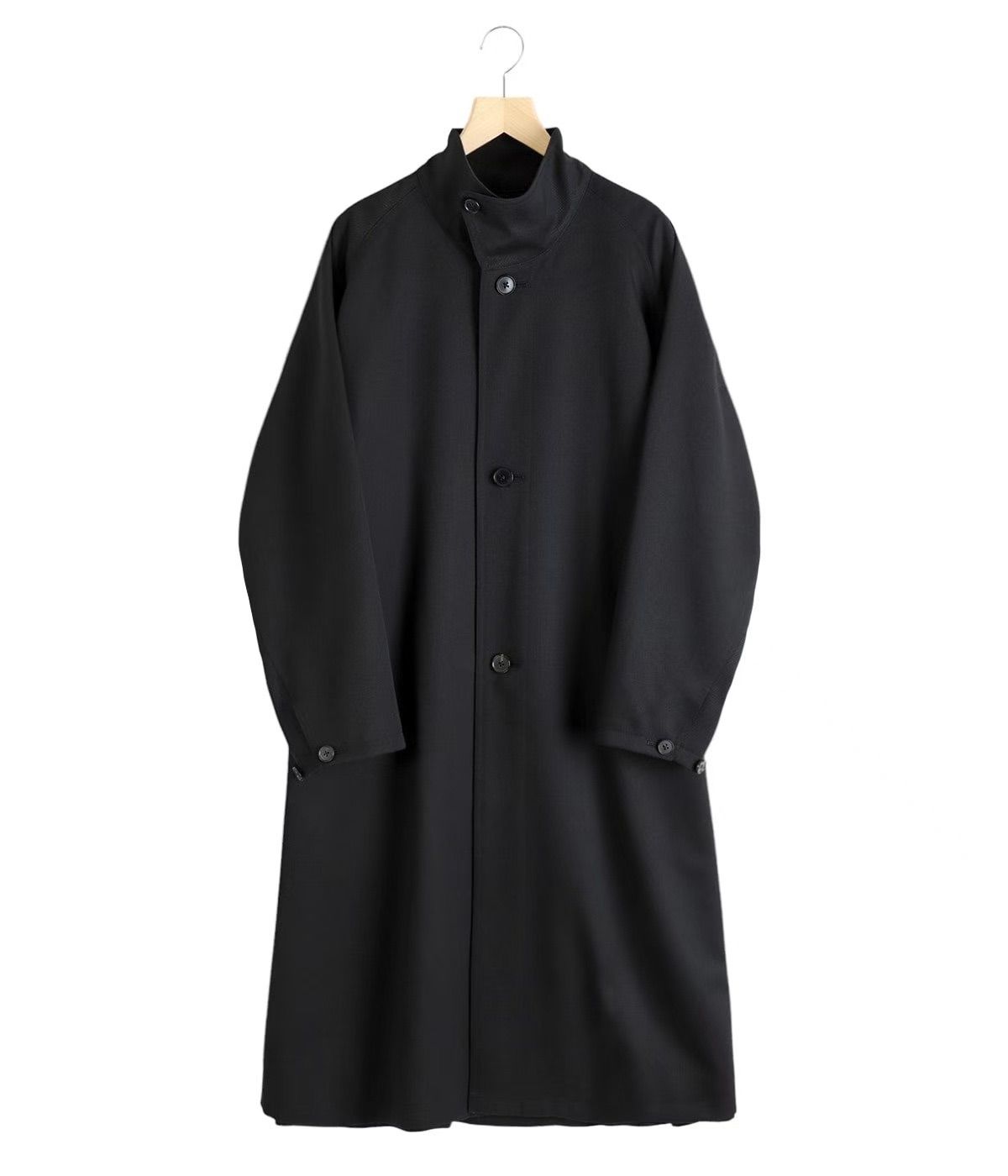 CABaN ウールギャバン スタンドカラーコート