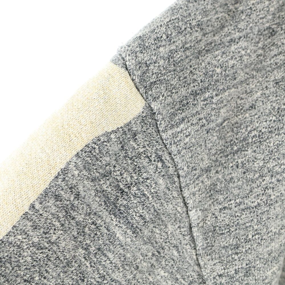 KAPITAL 杢グレーと杢ベージュのスウェットパーカー KAPITAL 杢グレー