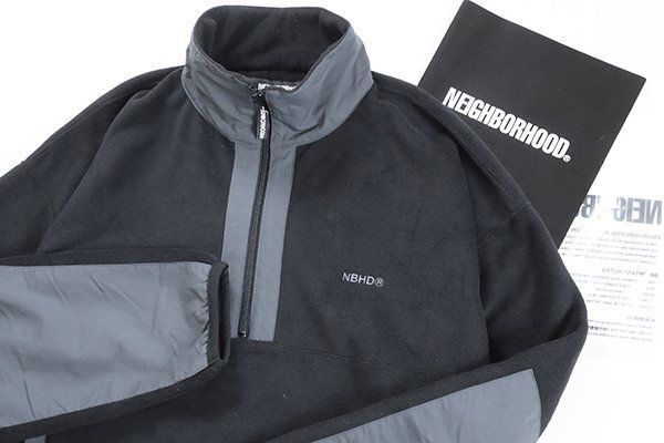 NEIGHBORHOOD ◇24AW FLEECE HALF ZIP PULLOVER LS (242UWNH-CSM04