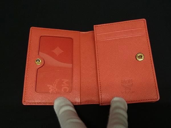 MCM エムシーエム モノグラム ヴィセトス柄 パテントレザー