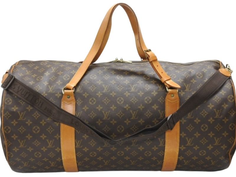LOUIS VUITTON ルイヴィトン ボストンバッグ サックポロション 2WAY M41222 ゴールド金具 ブラウン 4b006988