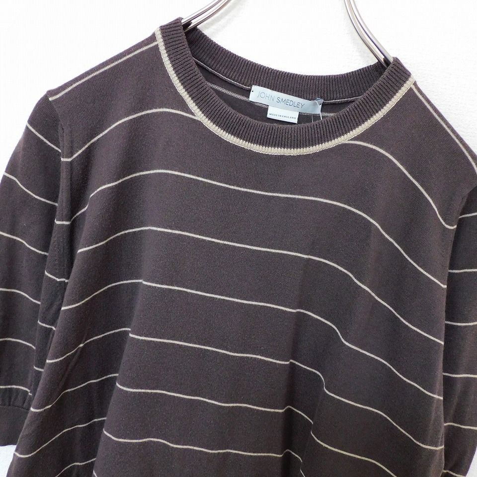 ジョンスメドレー JOHNSMEDLEY ショートスリーブ ニット カットソー ボーダー 889554ss