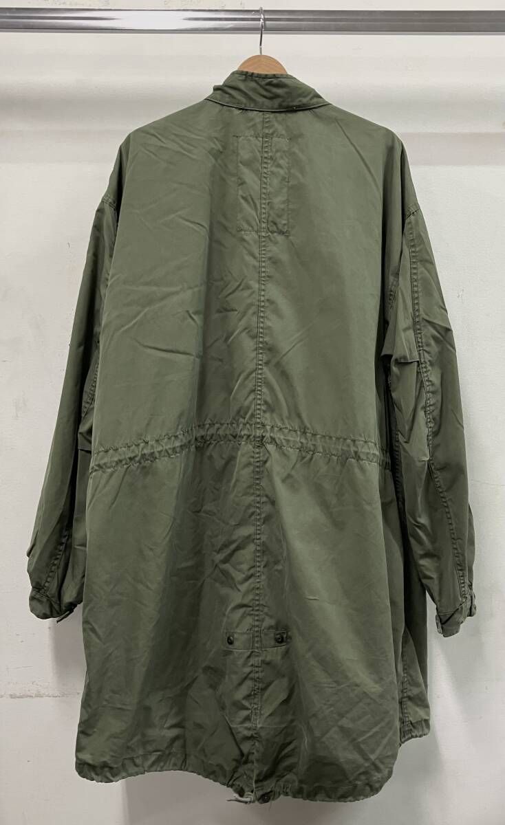 US ARMY アメリカ陸軍 モッズコート M-51 サイズL 8415-00-782-3219 グリーン DSA100-75-C-0869 70s フード ライナー