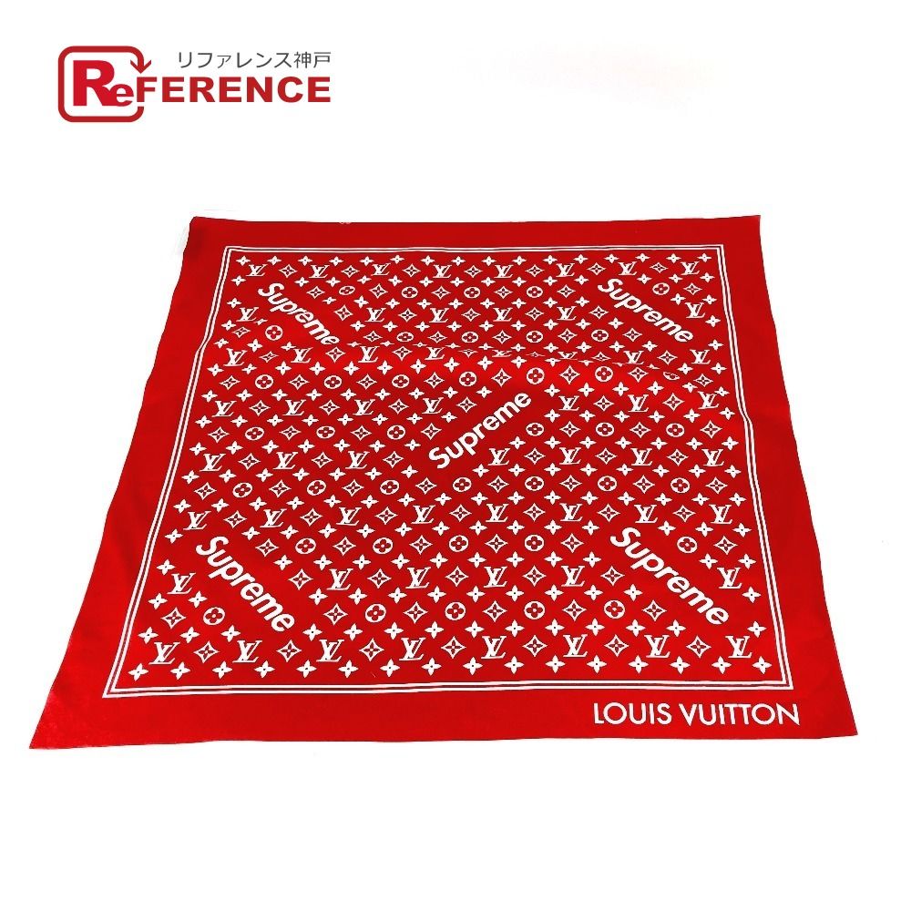 シュプリーム ルイヴィトン 17AW LV Monogram Bandana モノグラム