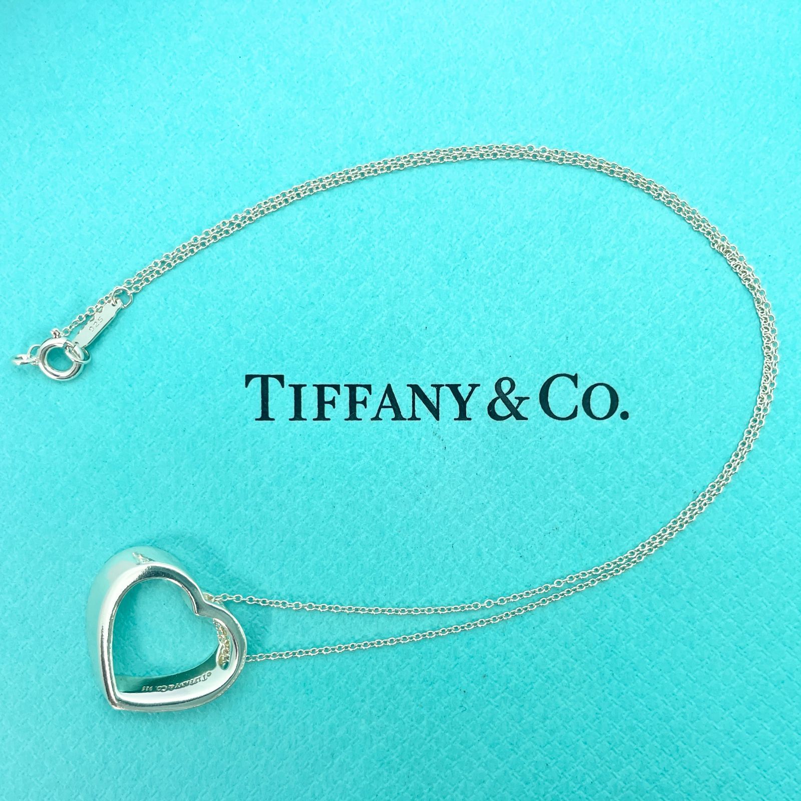 ティファニー ネックレス ジオメトリックハート シルバー925ネックレス ティファニー ジオメトリック オープンハート SV925 シルバー