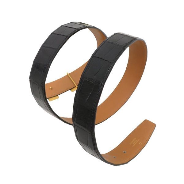 HERMES エルメス コンスタンス Hベルト アリゲーター クロコダイル  