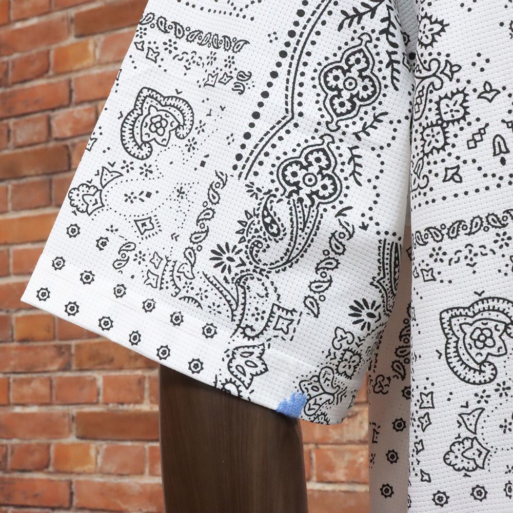 春夏/BOB/XLサイズ/半袖 モックネック Tシャツ FLEXDRY 日本製