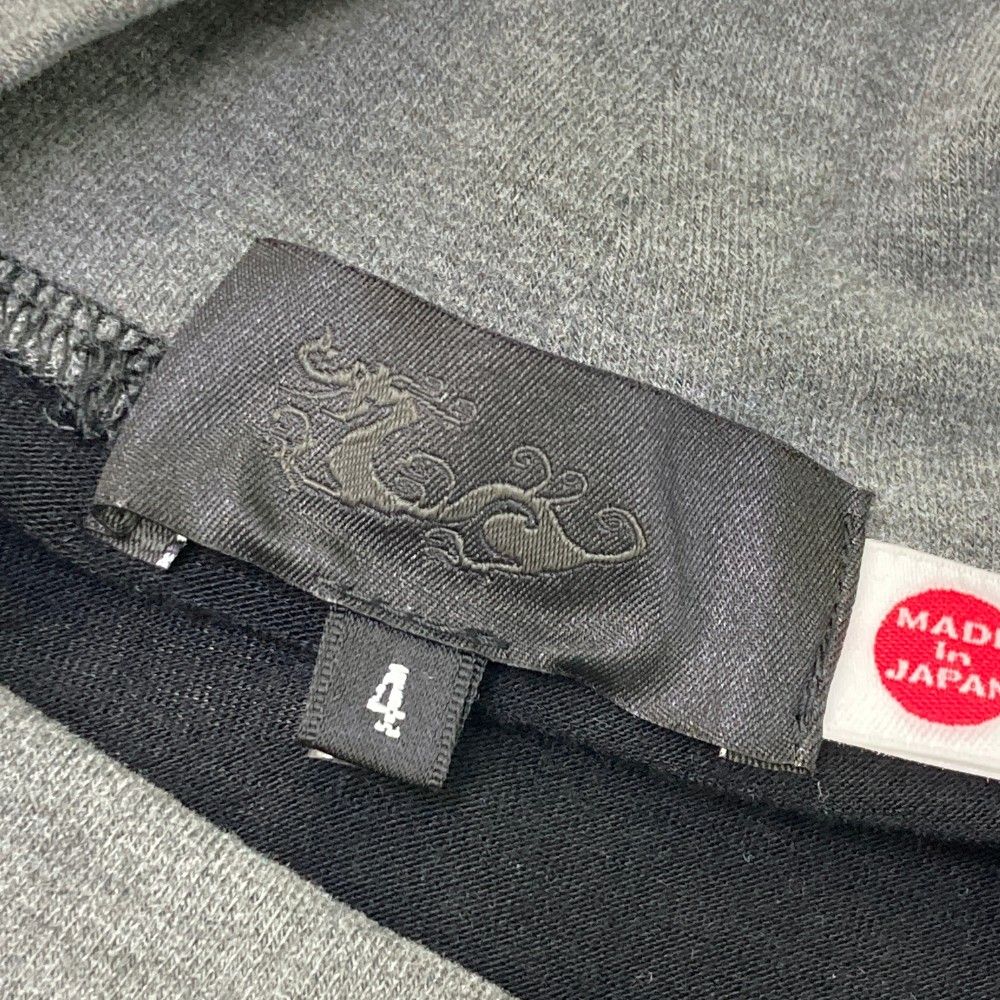サイズ：4 DANCE WITH DRAGON ダンスウィズドラゴン D1-161120 長袖ハイネックTシャツ 起毛  ブラック系 [240101450968] ゴルフウェア メンズ ストスト サイズ：4 DANCE WITH DRAGON ダンスウィズドラゴン D1-161120