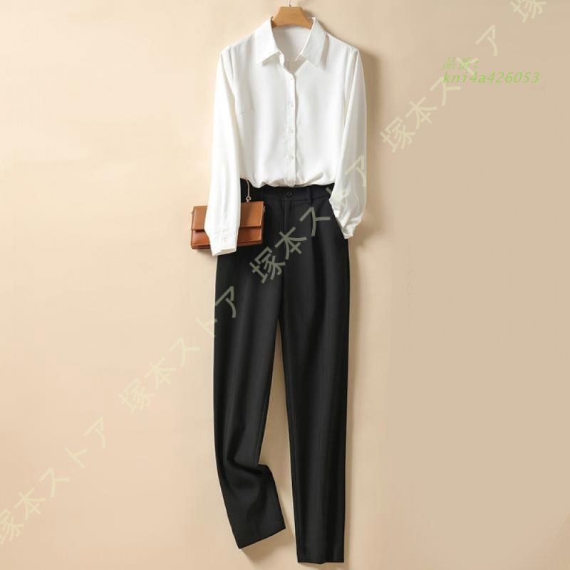 フォーマル スーツ レディース パンツスーツ シャツ ブラウス セットアップ プルオーバー 2点セット パンツドレス テーパードパンツ トップス 上下セット kni 4 a 426053 パンツスーツ セレモニースーツ スーツ フォーマル