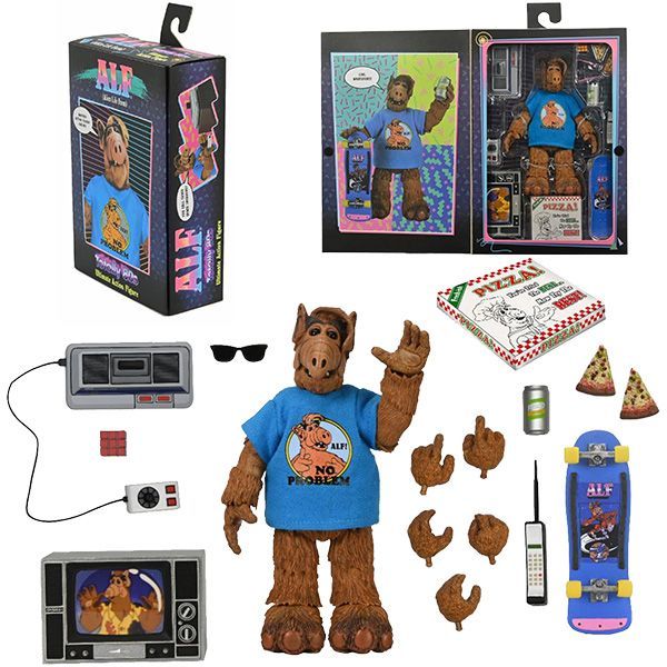 ALF 7 アクションフィギュア TATALLY 80 s NECA