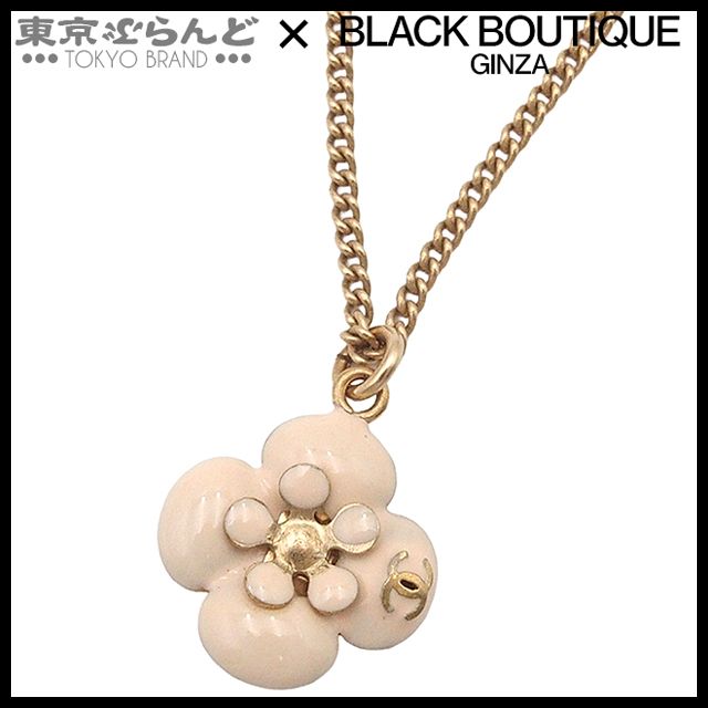 シャネル　ココマーク　カメリア　ボール　ネックレス　リング　02A ガンメタ CHANEL シャネル ネックレス カメリア ココマーク ヴィンテージ