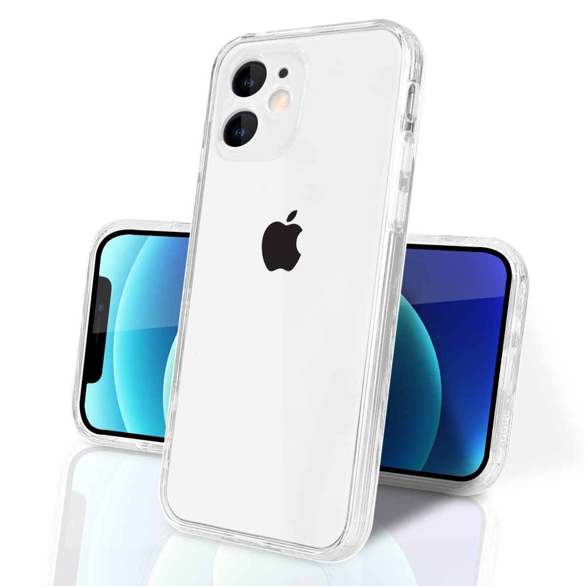 iPhone 12 Pro ケース クリア 全面保護 カバー アイフォン12Pro ソフト 透明 スマホケース TPU 軽量 薄型 耐衝撃 携帯カバー  ストラップホール付き 落下防止 擦り傷防止 6.1インチ（透明） メルカリShops