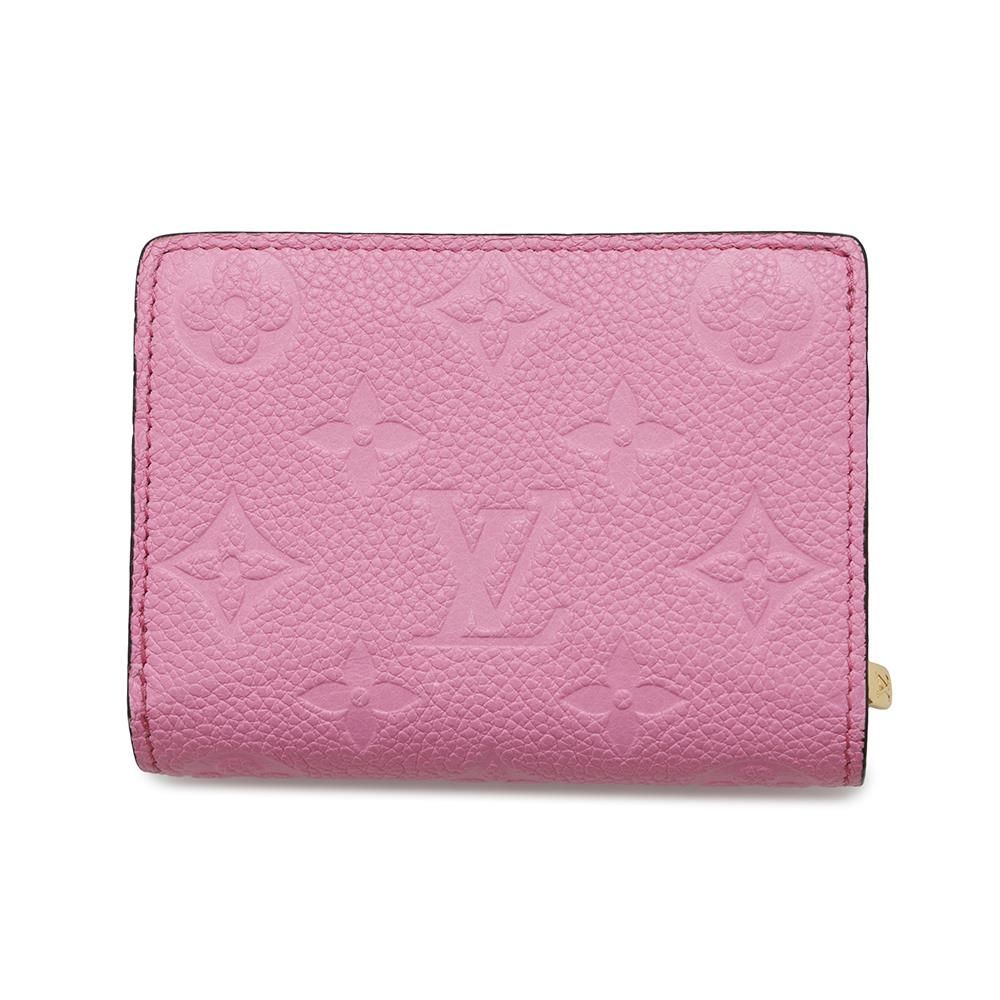 LOUIS VUITTON ピンク 二つ折り財布 保存袋付き 【公式通販】