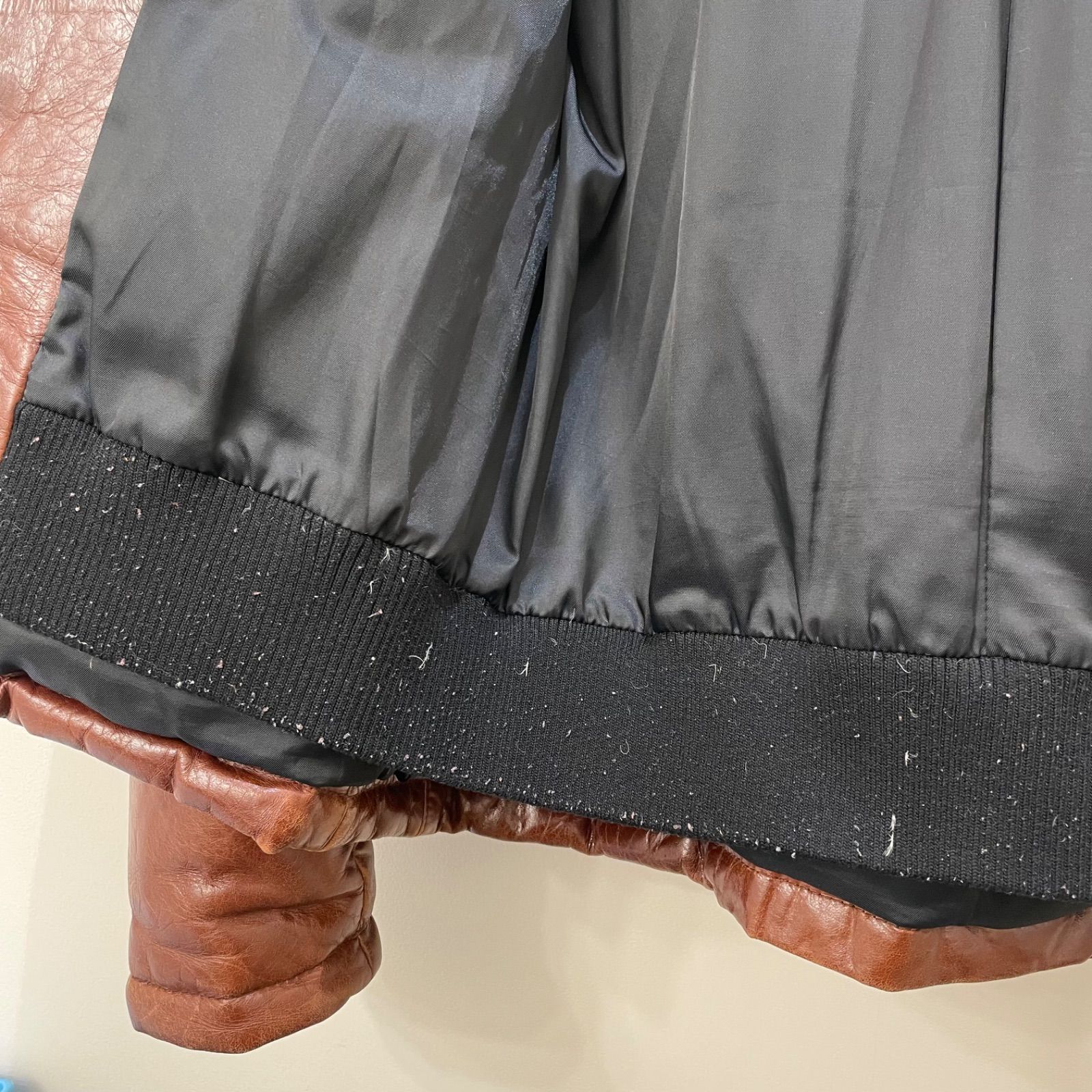 Liugoo Leathers リューグーレザーズ レザーダウンジャケット M 