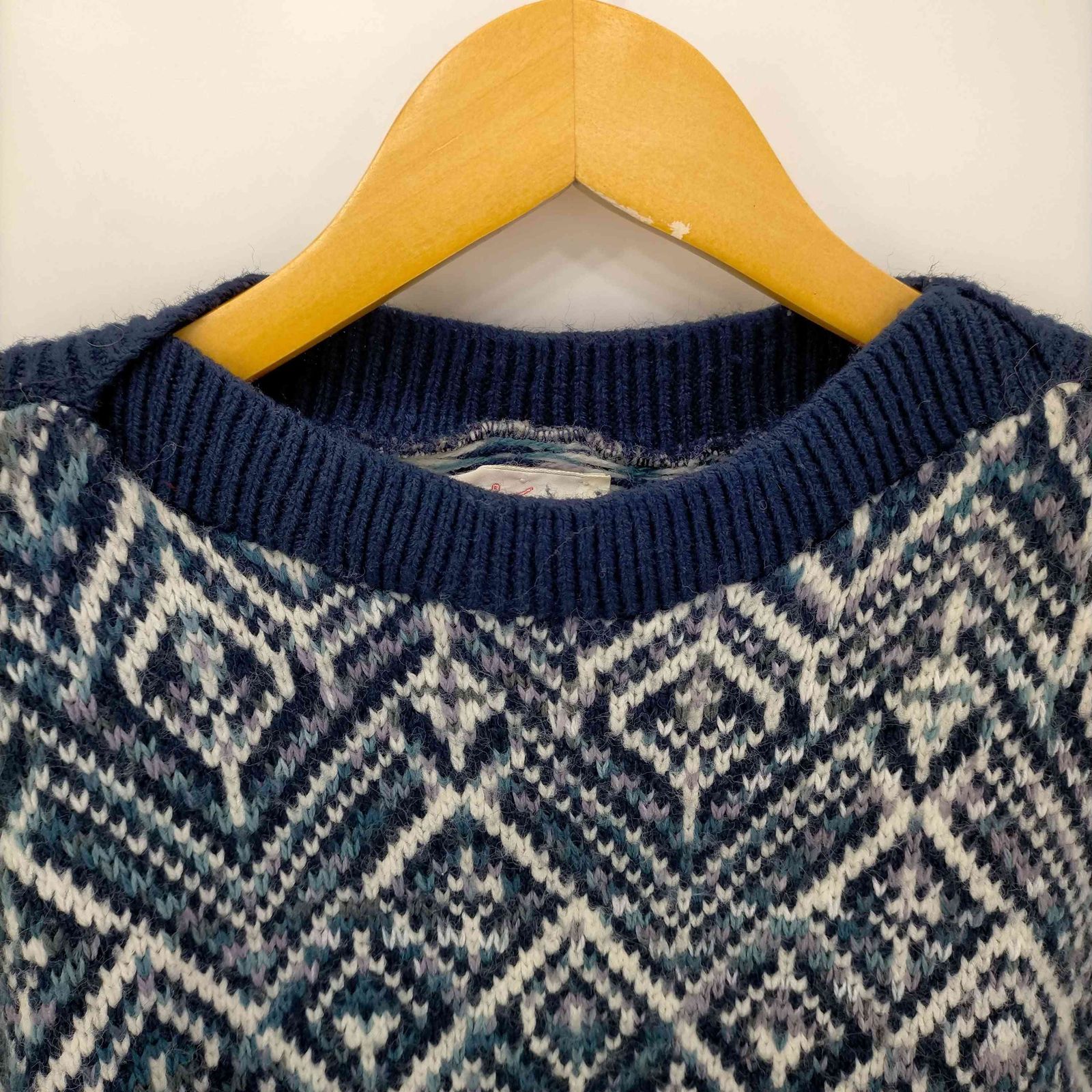ジャンセン jantzen MADE IN USA 80S ノルディック柄ニット メンズ 
